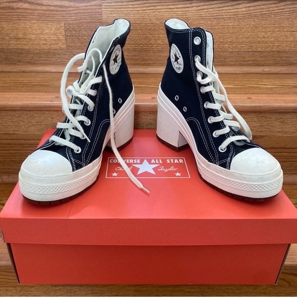 Converse Chuck 70 De Luxe Heel Size 10 Black - Picture 1 of 8